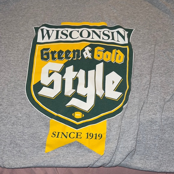 Other - Fun Old Syle Green & Gold Sylyle T-Shirt Green Bay Packers Afternoon Co. 🧀